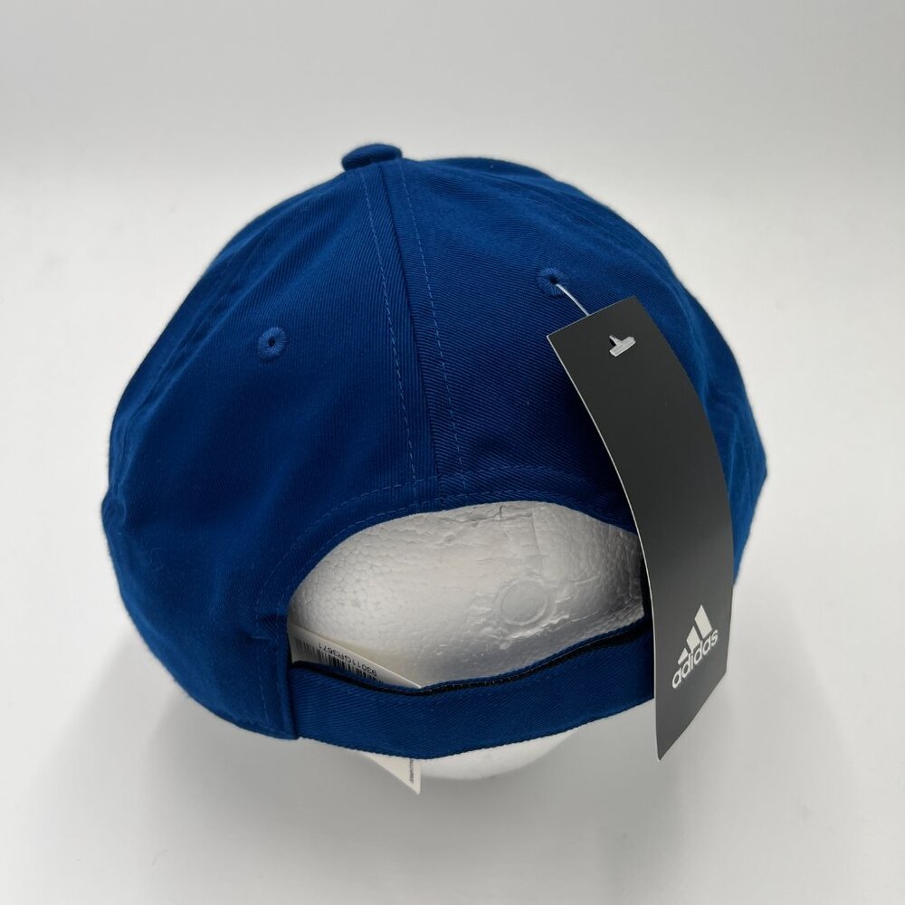 Adidas Unisex Blue Toronto Maple Leafs 3 Stripe Structured Adjustable Cap NWT - Picture 6 of 6